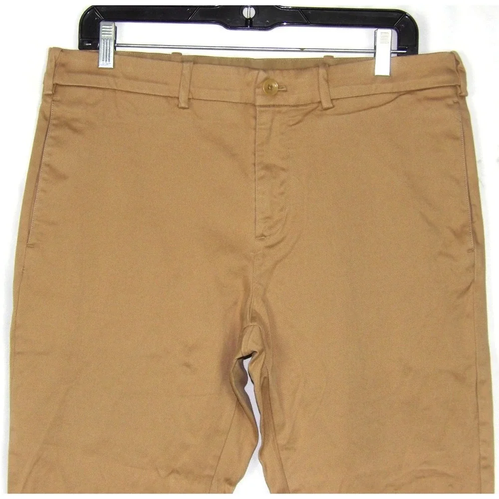 HILL CITY Stretch Straight Leg Khaki EVERYDAY Chino Pants Men's 33 X 30